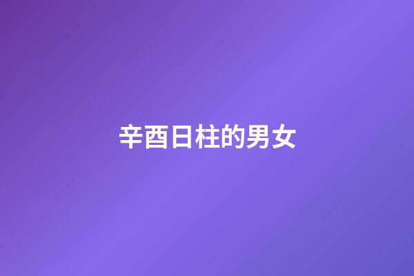 辛酉日柱的男女