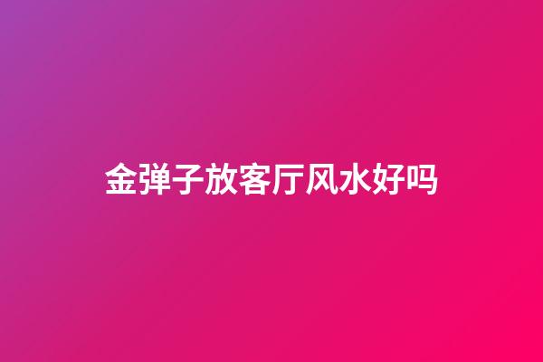 金弹子放客厅风水好吗