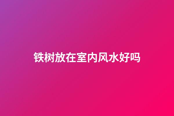 铁树放在室内风水好吗