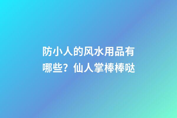 防小人的风水用品有哪些？仙人掌棒棒哒