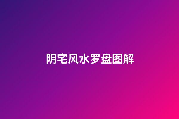 阴宅风水罗盘图解