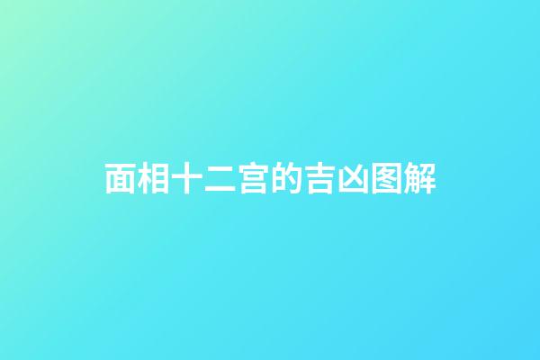 面相十二宫的吉凶图解