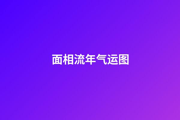 面相流年气运图