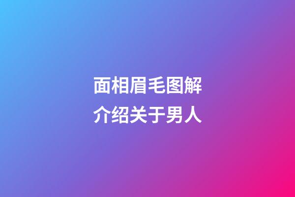面相眉毛图解介绍关于男人