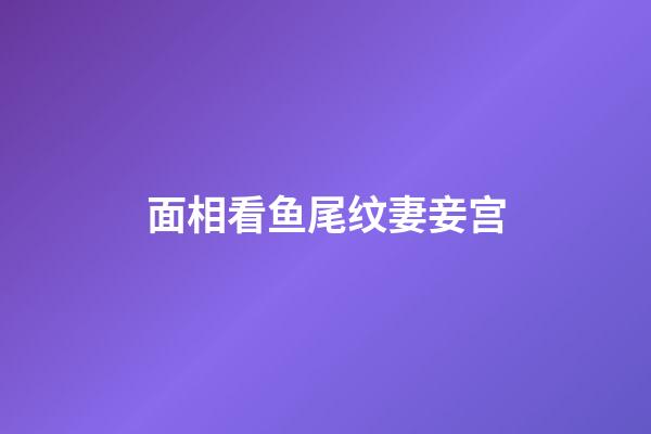 面相看鱼尾纹妻妾宫