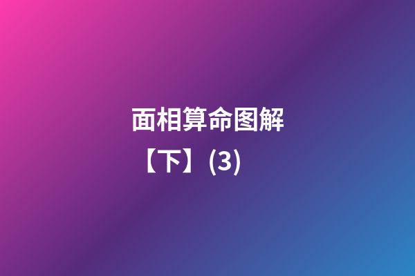 面相算命图解【下】(3)