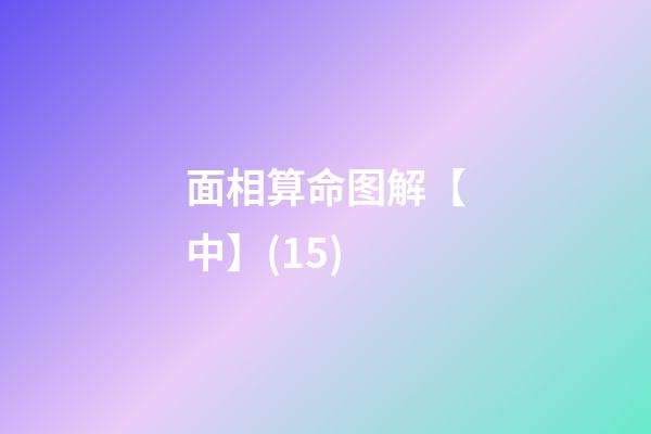 面相算命图解【中】(15)