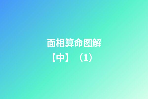 面相算命图解【中】（1）