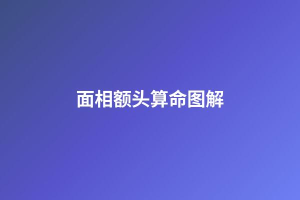 面相额头算命图解