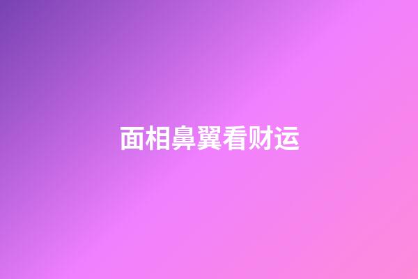 面相鼻翼看财运