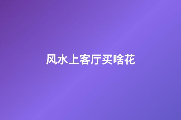 风水上客厅买啥花