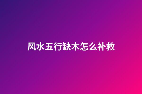 风水五行缺木怎么补救