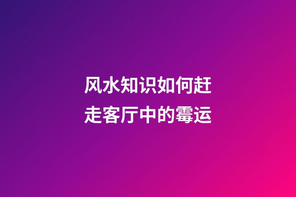 风水知识如何赶走客厅中的霉运