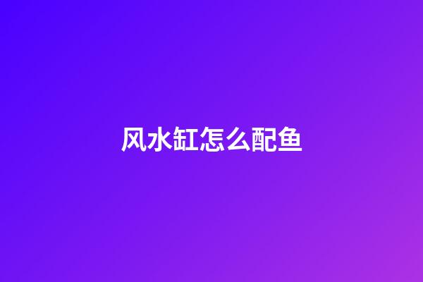 风水缸怎么配鱼