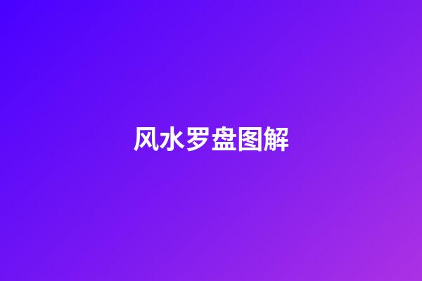 风水罗盘图解