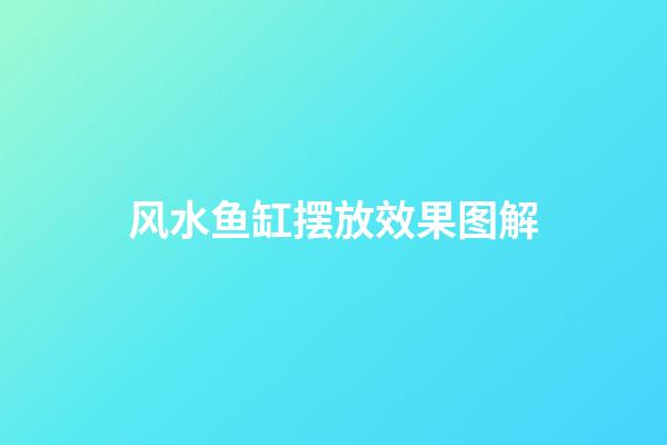 风水鱼缸摆放效果图解