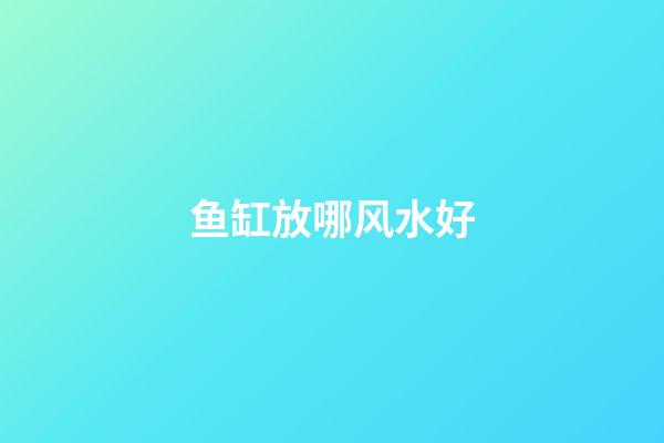 鱼缸放哪风水好