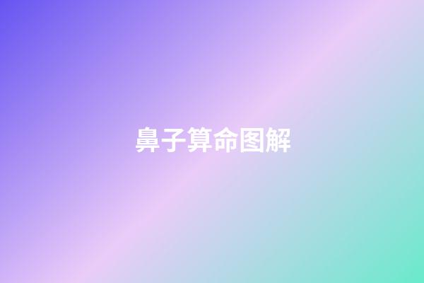 鼻子算命图解